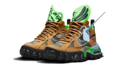 Nike Air Terra Forma Off-White Wheat Green Strike - vue 2