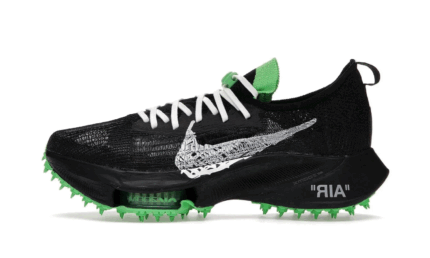 Nike Air Zoom Tempo Next% Flyknit Off-White Black Scream Green authentique