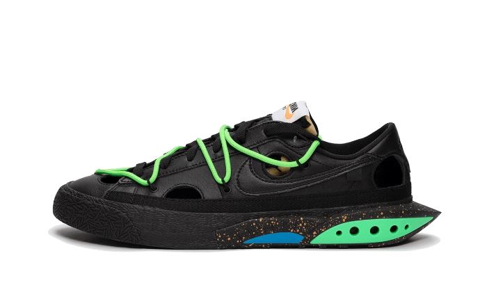 nike-blazer-low-off-white-black-green-150705 Nike Blazer Low Off-White Black Green authentique