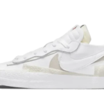 Nike Blazer Low Sacai White Patent authentique