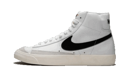 Nike Blazer Mid '77 Vintage White Black authentique