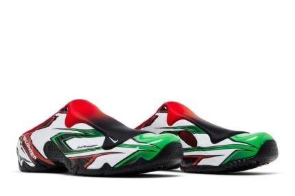 Nike Clogposite Supreme White Gym Red Green - vue 2