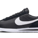 Nike Cortez Nylon Black White authentique