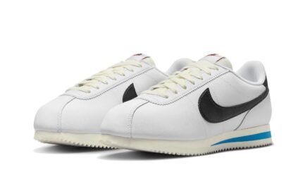 Nike Cortez White Black - vue 2