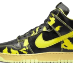 Nike Dunk High 1985 Acid Wash Yellow authentique