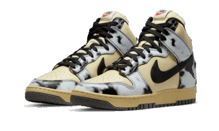 Nike Dunk High 1985 Black Acid Wash - vue 2