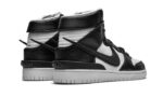Nike Dunk High Ambush Black White - vue 3
