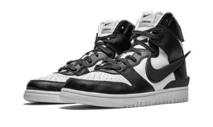 Nike Dunk High Ambush Black White - vue 2