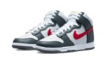 Nike Dunk High Embossed Basketball Grey Red - vue 2