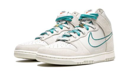 Nike Dunk High First Use Light Bone Green Noise - vue 2