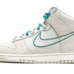 Nike Dunk High First Use Light Bone Green Noise authentique