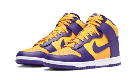 Nike Dunk High Lakers - vue 2