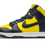Nike Dunk High Maize & Blue (Michigan) authentique