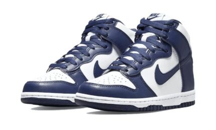 Nike Dunk High Midnight Navy - vue 2