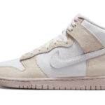 Nike Dunk High Retro PRM Cracked Leather Swoosh authentique