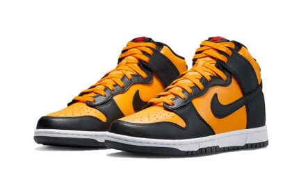 Nike Dunk High Reverse Goldenrod - vue 2