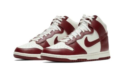 Nike Dunk High Sail Team Red - vue 2