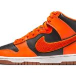 Nike Dunk High University Chenille Swoosh Safty Orange authentique