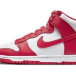 Nike Dunk High University Red authentique