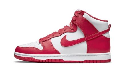 Nike Dunk High University Red authentique