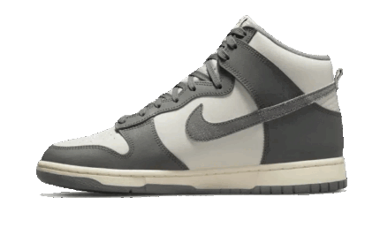 Nike Dunk High Vintage Light Bone Grey authentique