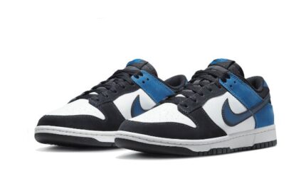 Nike Dunk Low Airbrush Industrial Blue - vue 2