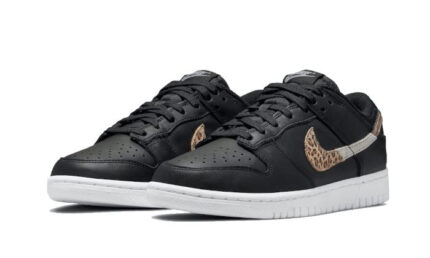 Nike Dunk Low Animal Print Black - vue 2