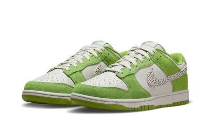 Nike Dunk Low AS Safari Swoosh Chlorophyll - vue 2