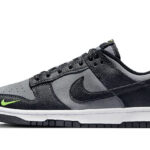 Nike Dunk Low Black Grey Green Strike authentique