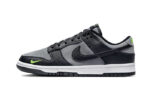 Nike Dunk Low Black Grey Green Strike authentique