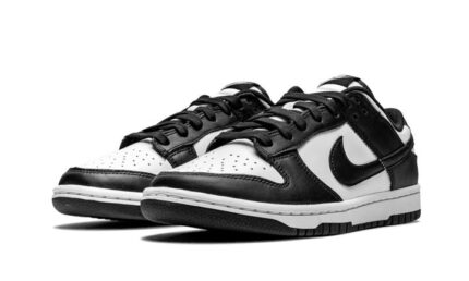 Nike Dunk Low Black White - vue 2