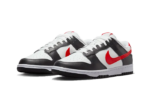 Nike Dunk Low Black White Red - vue 2
