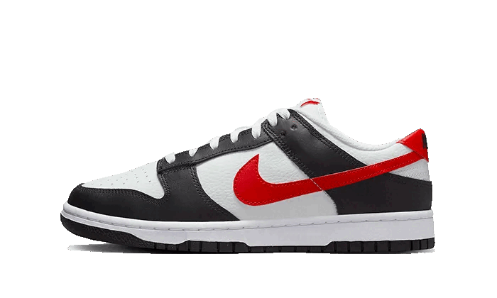 nike-dunk-low-black-white-red-512311 Nike Dunk Low Black White Red authentique