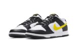 Nike Dunk Low Black Yellow White - vue 2