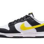 Nike Dunk Low Black Yellow White authentique