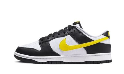 Nike Dunk Low Black Yellow White authentique