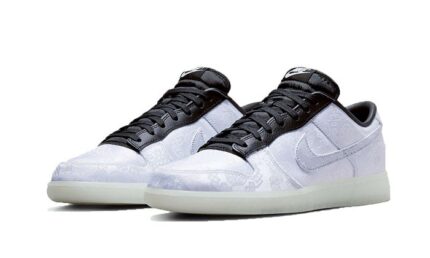 Nike Dunk Low CLOT Fragment White - vue 2