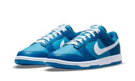 Nike Dunk Low Dark Marina Blue - vue 2