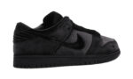 Nike Dunk Low Dover Street Market Triple Black Velvet - vue 4