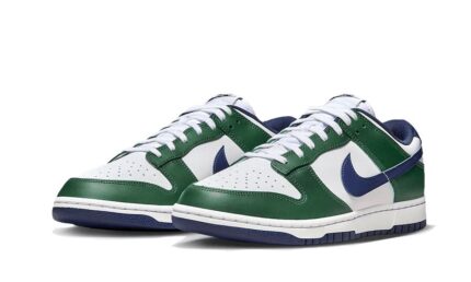 Nike Dunk Low Fir Midnight Navy - vue 2