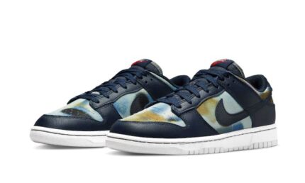 Nike Dunk Low Graffiti Navy - vue 2