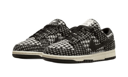 Nike Dunk Low Harris Tweed White Black Multi - vue 2
