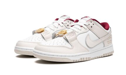 Nike Dunk Low Just Do It White Phantom - vue 2
