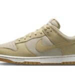 Nike Dunk Low Khaki Suede Gum authentique