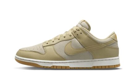 Nike Dunk Low Khaki Suede Gum authentique