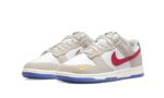 Nike Dunk Low Light Iron Ore Red Blue - vue 2