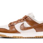 Nike Dunk Low LX Brown Ostrich authentique