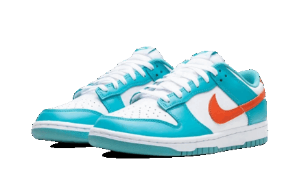 Nike Dunk Low Miami Dolphins - vue 2