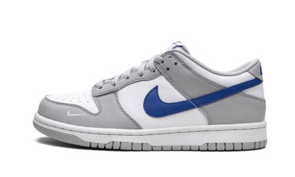 Nike Dunk Low Mini Swoosh Wolf Grey Game Royal authentique