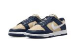 Nike Dunk Low Next Nature Midnight Navy Gold - vue 4
